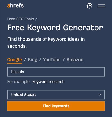 free site explorer|ahrefs free keyword generator.
